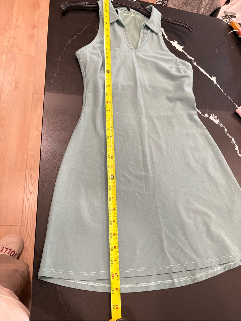 Abercrombie & Fitch Teal Sleeveless dress size xs - Picture 5 of 5